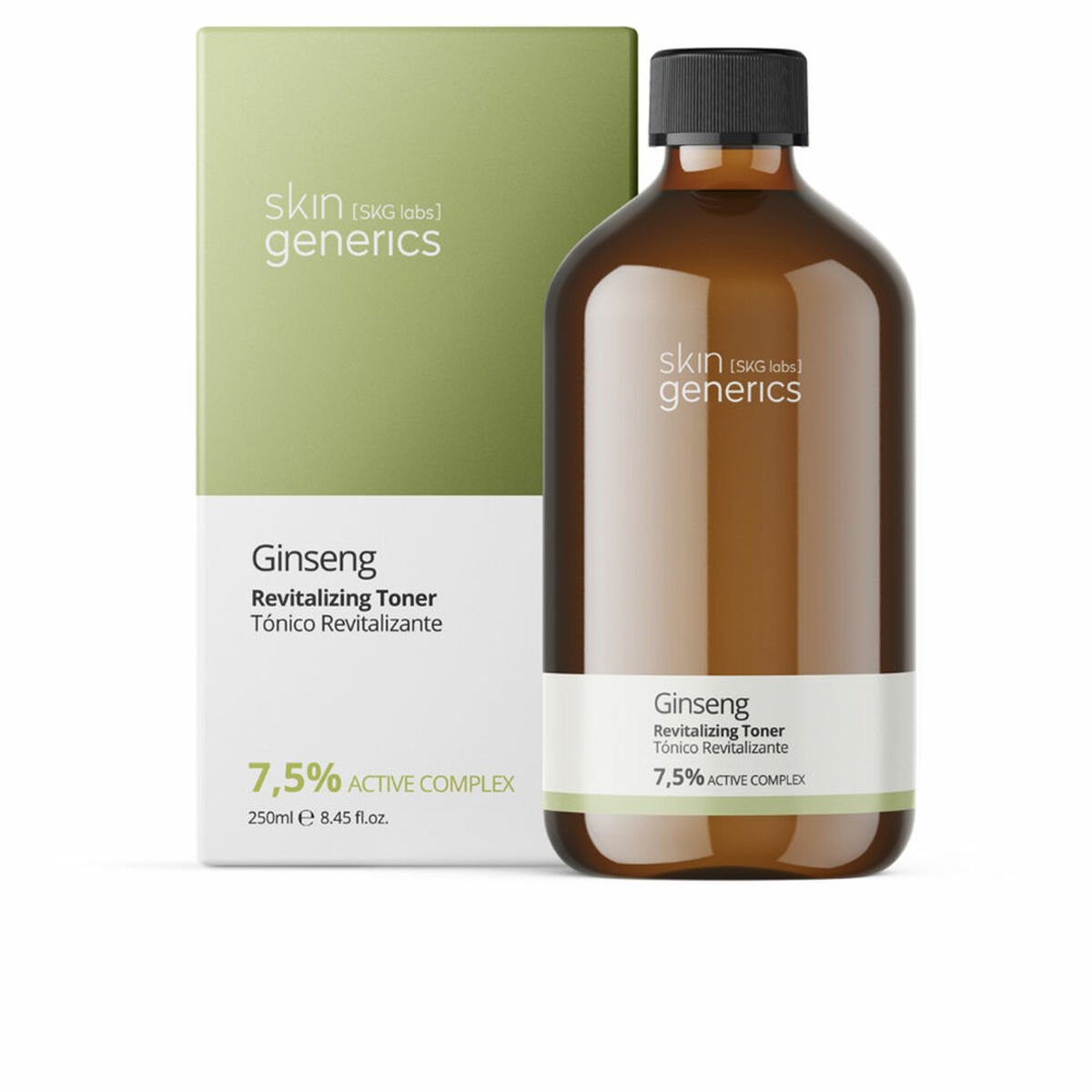 Bilde av Ansiktstoner Skin Generics Ginseng Revitaliserende 250 ml - Kjøp Skin Generics produkter online.