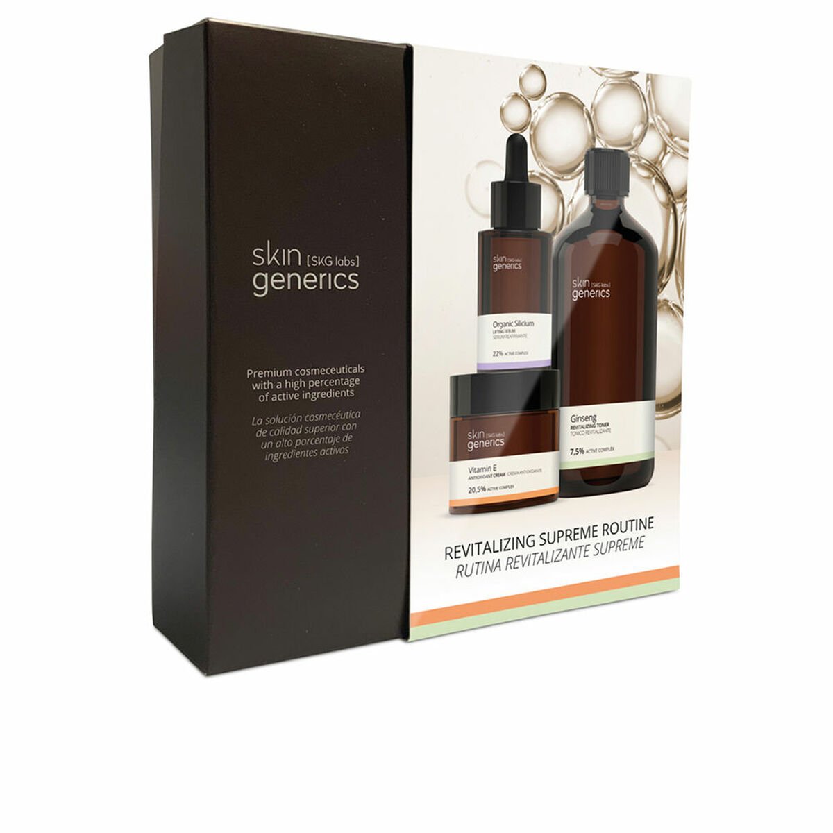 Bilde av Unisex Kosmetisk Sett Skin Generics Revitalizing Supreme Routine 3 Deler - Kjøp Skin Generics produkter online.