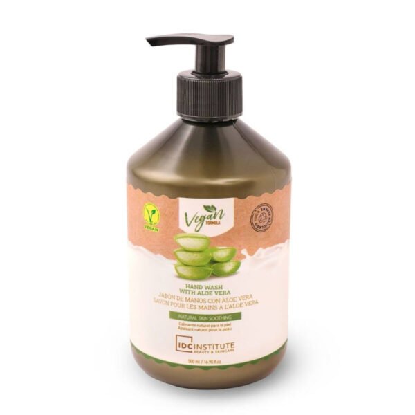 Bilde av Håndsåpedispenser IDC Institute Aloe Vera (500 ml) - Kjøp IDC Institute produkter online.