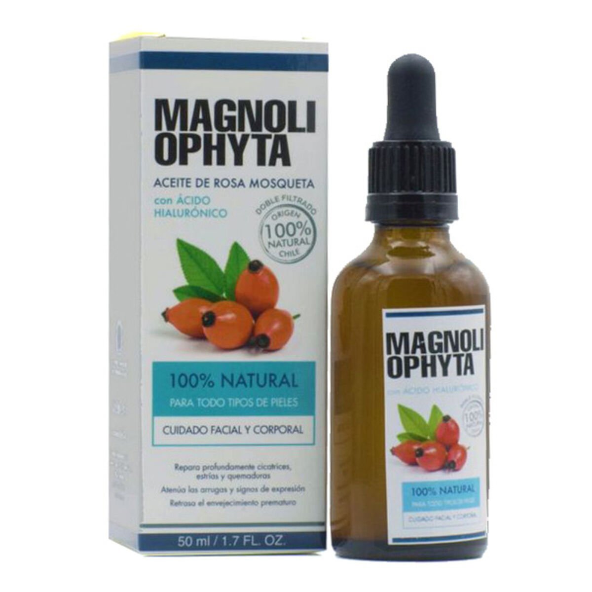 Bilde av Ansiktsolje Magnoliophytha Aceite De Rosa Mosqueta 30 ml 50 ml - Kjøp Magnoliophytha produkter online.