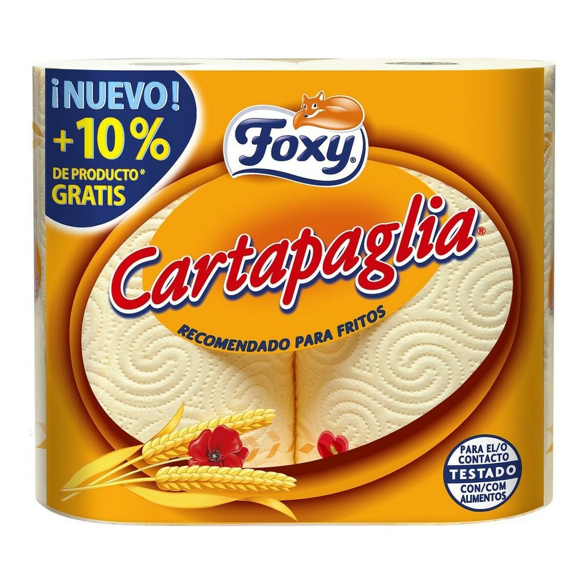 Bilde av Kjøkkenpapir Cartapaglia Foxy Cartapaglia Stekt (2 uds) - Kjøp Foxy produkter online.