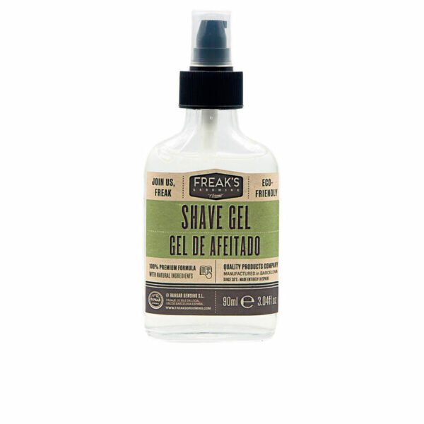 Bilde av Barbergel Freak´s Grooming Gjennomsiktig (90 ml) - Kjøp Freak´s Grooming produkter online.