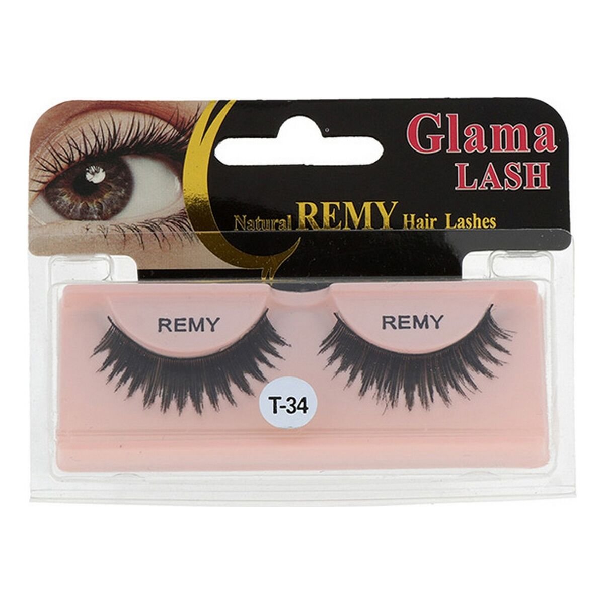 Bilde av Falske Øyenvipper Lb Glama Lash Natural Remy Glama Lash T34 - Kjøp BigBuy Accessories produkter online.