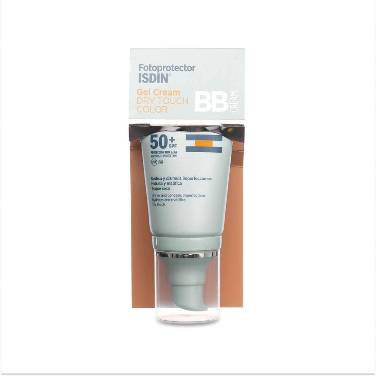 Bilde av Hydrerende krem med farge Isdin Fotoprotector Gel SPF 50+ 50 ml - Kjøp Isdin produkter online.