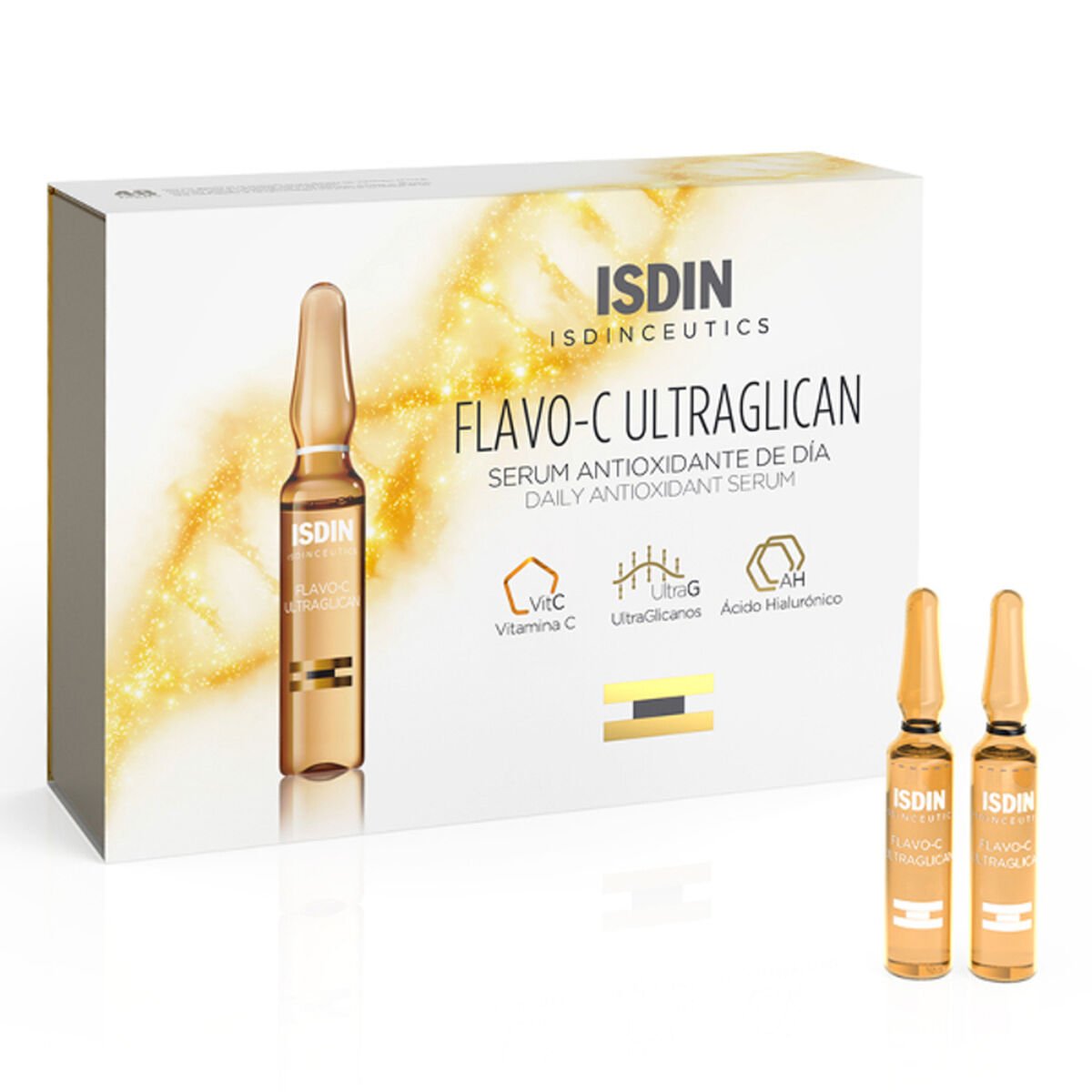 Bilde av Antioksidant Serum Ultraglican Isdin Isdinceutics (30 uds) 2 ml - Kjøp Isdin produkter online.