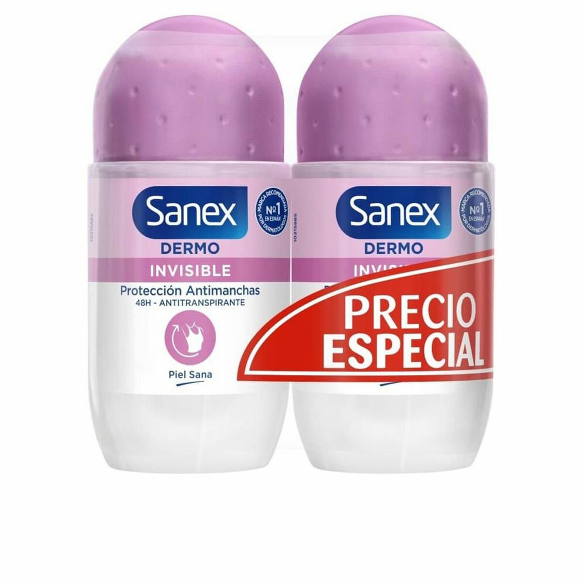 Roll-on deodorant Sanex Invisible 2 x 50 ml av Sanex - Beste tilbud på Parfymer Kosmetikk Bilde av Roll-on deodorant Sanex Invisible 2 x 50 ml - Kjøp Sanex produkter online.