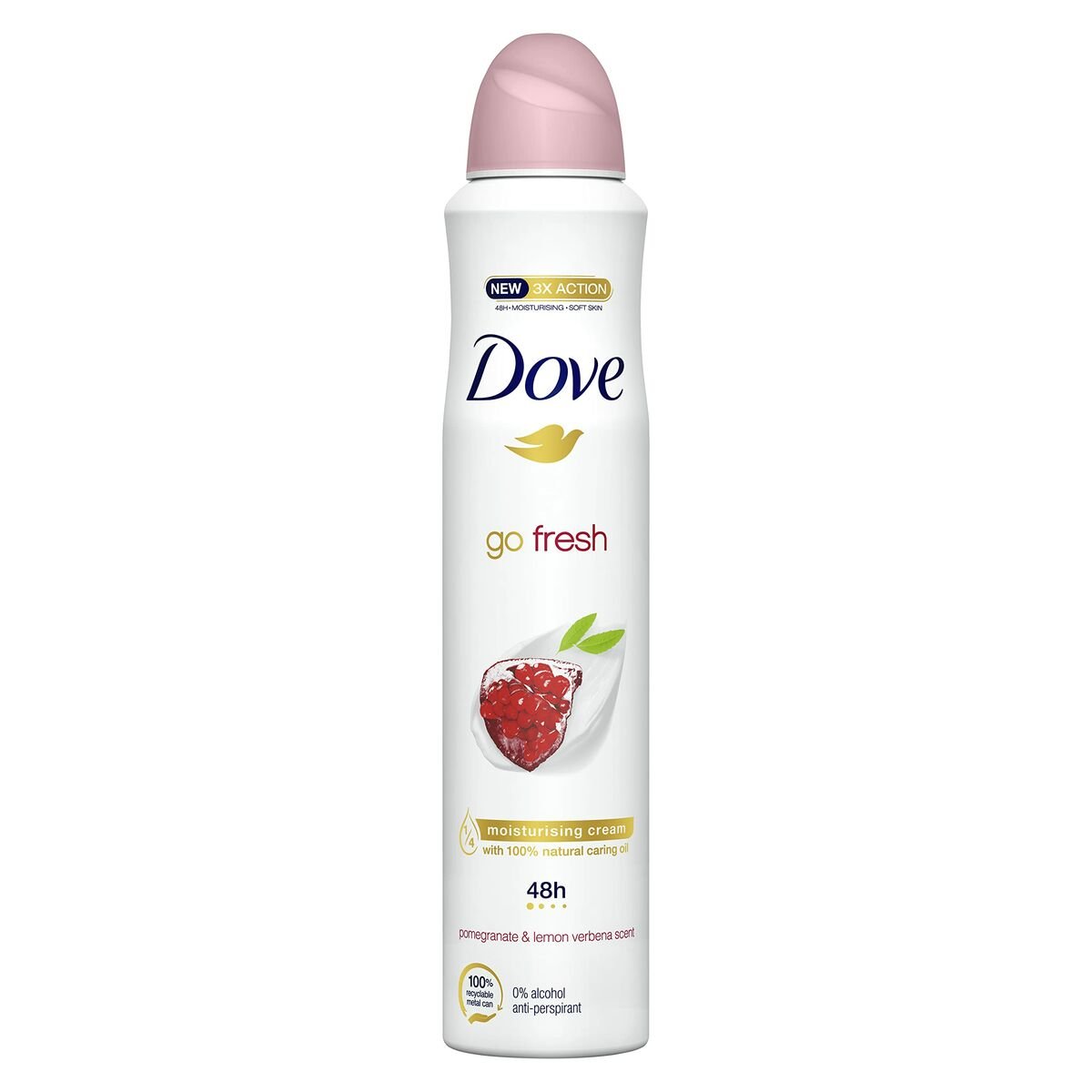 Bilde av Spray Deodorant Dove Go Fresh Granateple Sitron 200 ml - Kjøp Dove produkter online.