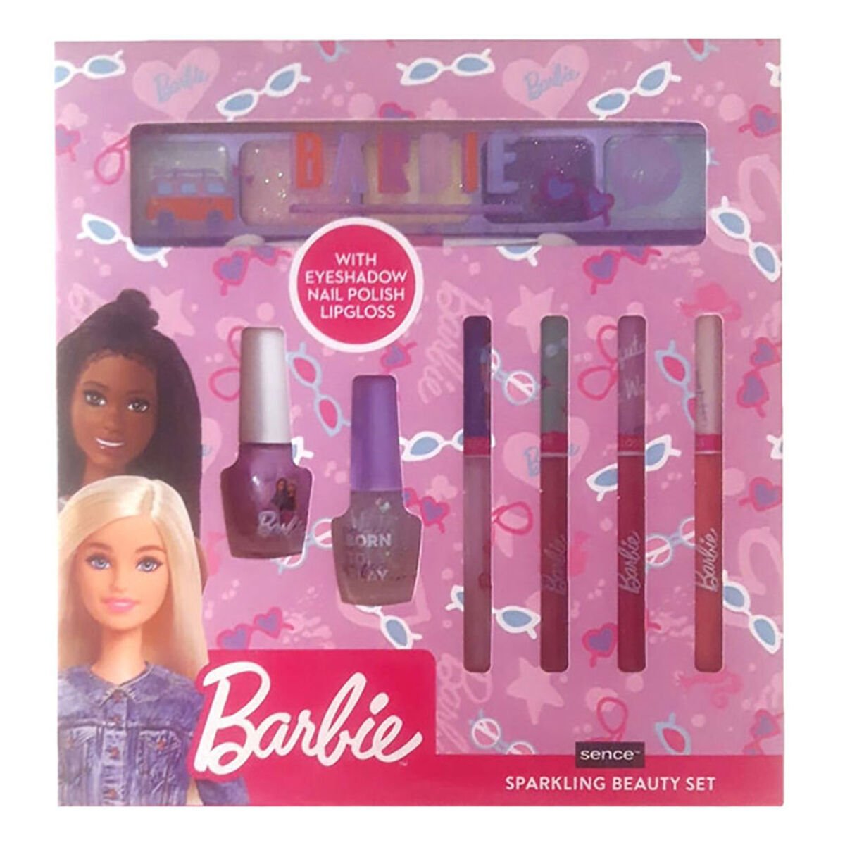 Bilde av Sminkesett Barbie 7 Deler - Kjøp Barbie produkter online.