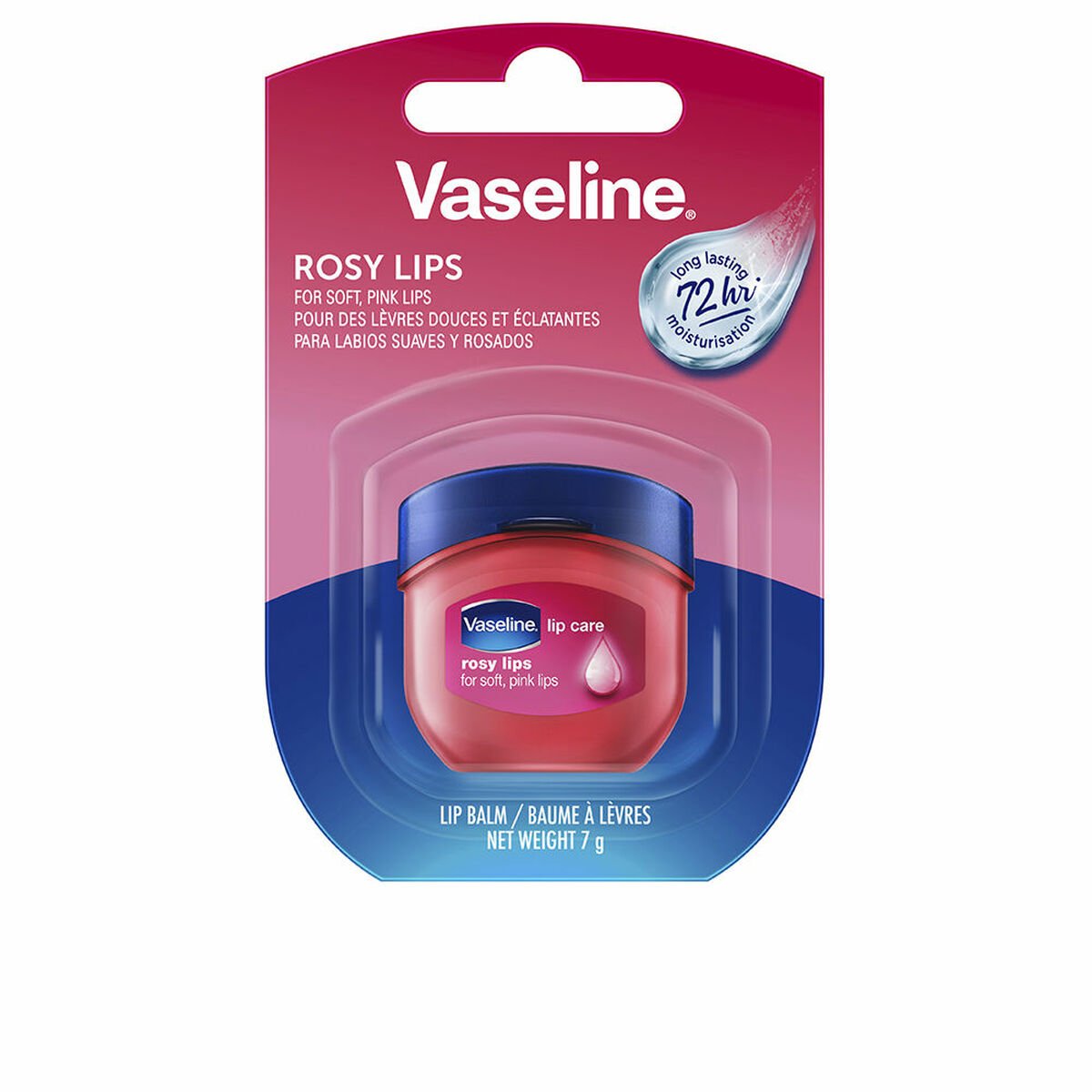 Bilde av Fuktighetsgivende Leppebalsam Vaseline Rosy Lips 7 g - Kjøp Vaseline produkter online.