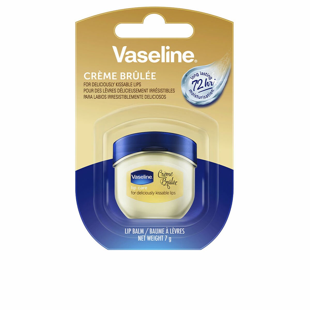 Bilde av Fuktighetsgivende Leppebalsam Vaseline 7 g Crème Brûlée - Kjøp Vaseline produkter online.