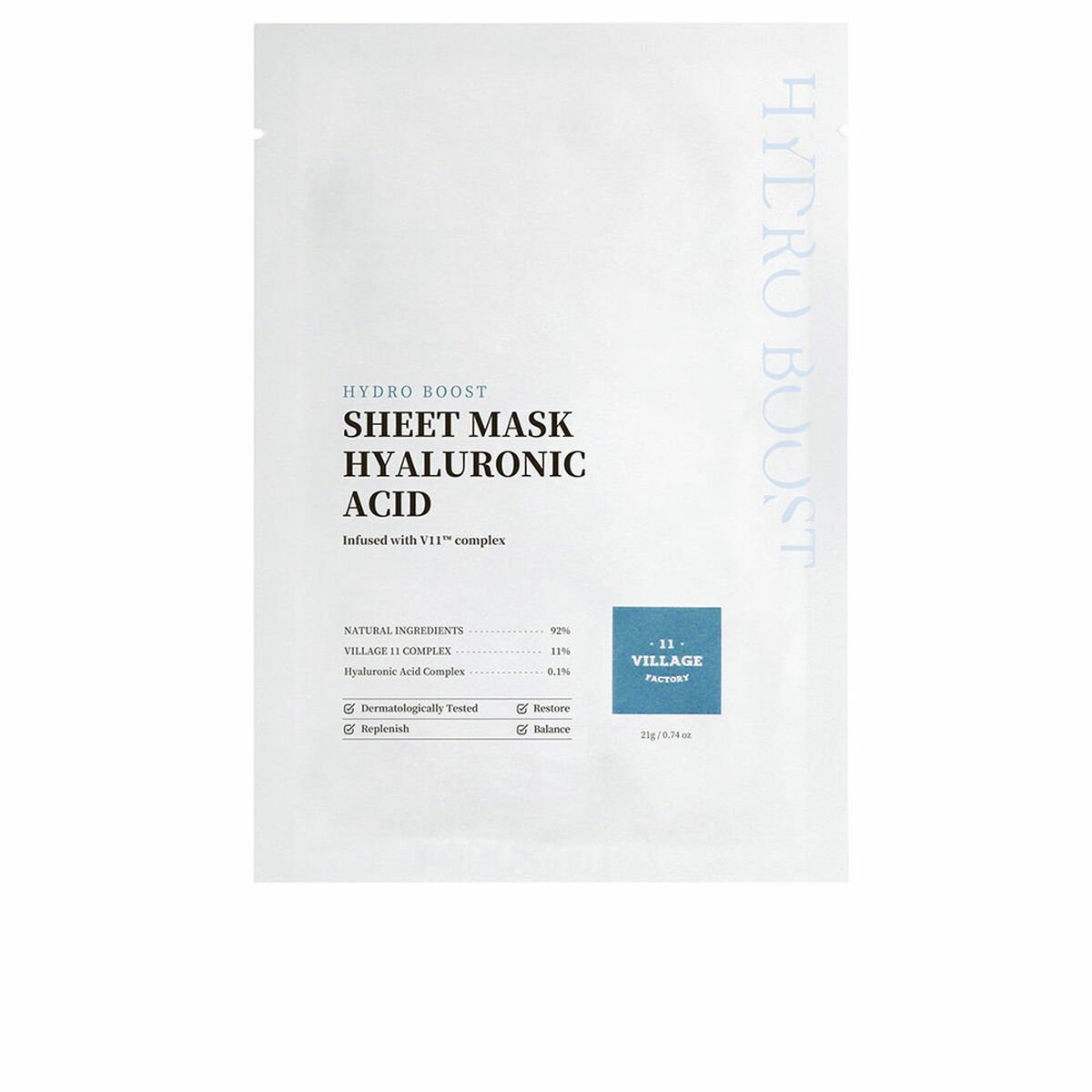 Bilde av Ansiktsmaske Village 11 Factory Hydro Boost Hyaluronic Acid 23 g - Kjøp Village 11 Factory produkter online.