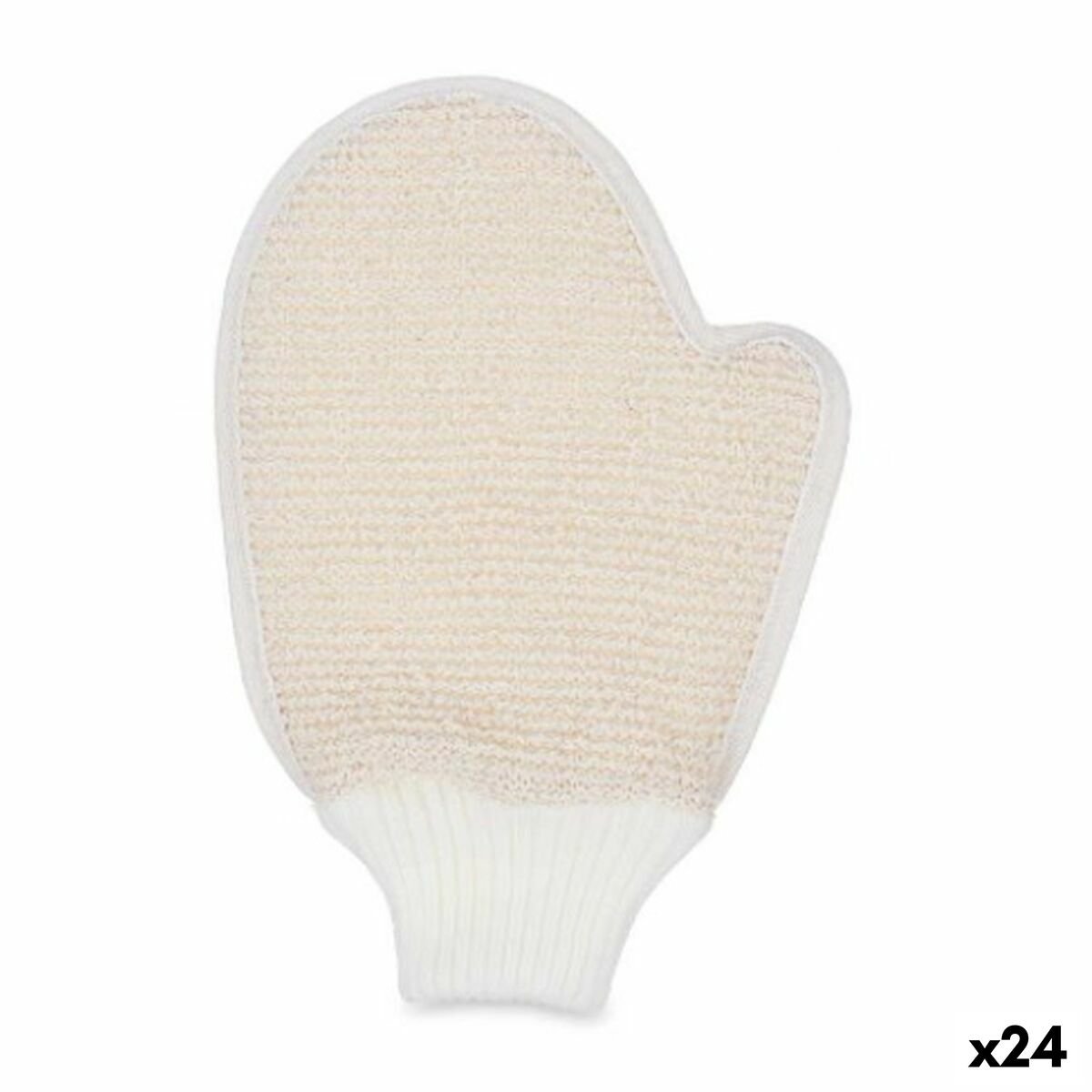 Bilde av Bath Mitten Justerbar Hvit Beige (24 enheter) - Kjøp Berilo produkter online.