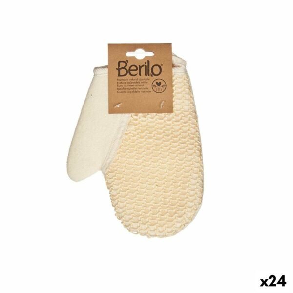 Bilde av Bath Mitten Hvit Beige (24 enheter) - Kjøp Berilo produkter online.