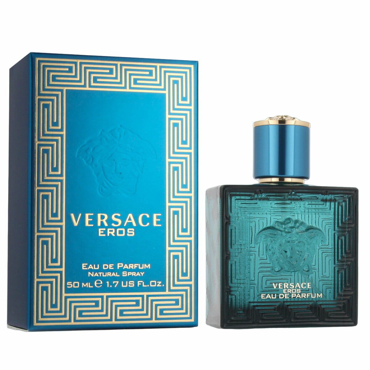 Herre parfyme Versace EDP Eros 50 ml av Versace - Beste tilbud på Parfymer Kosmetikk Bilde av Herre parfyme Versace EDP Eros 50 ml - Kjøp Versace produkter online.