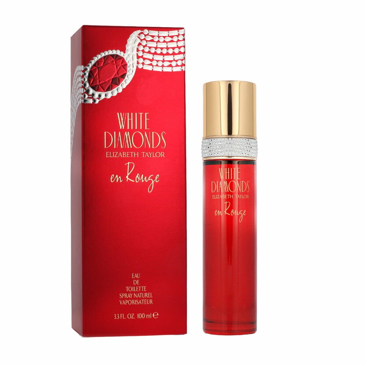 Dame parfyme Elizabeth Taylor EDT White Diamonds en Rouge 100 ml av Elizabeth Taylor - Beste tilbud på Parfymer Kosmetikk Bilde av Dame parfyme Elizabeth Taylor EDT White Diamonds en Rouge 100 ml - Kjøp Elizabeth Taylor produkter online.