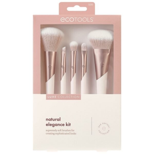 Sett med Sminkebørster Ecotools Luxe Natural Elegance (5 pcs)