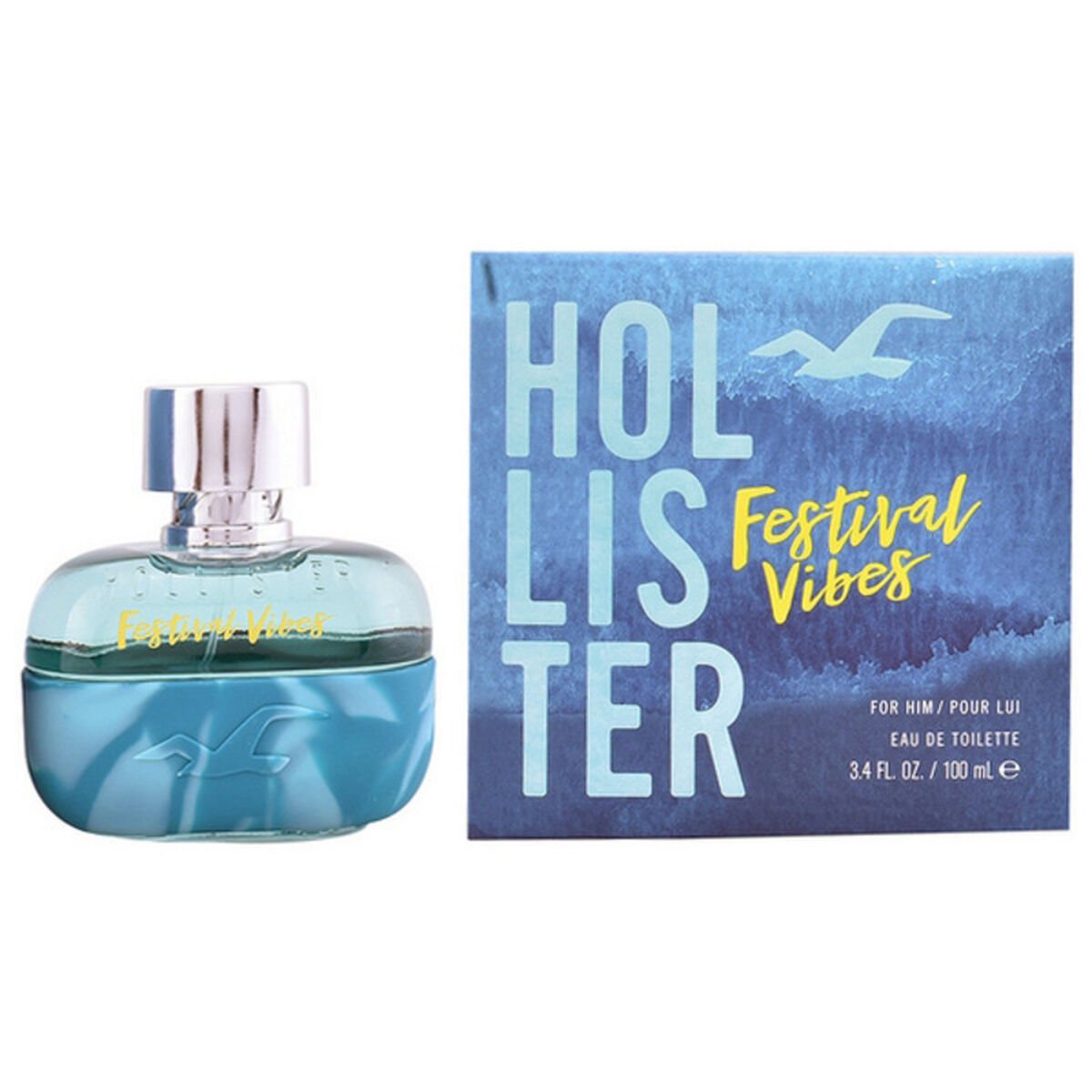 Herre parfyme Hollister EDT 100 ml Festival Vibes for Him (100 ml) Herre parfyme Hollister EDT 100 ml Festival Vibes for Him (100 ml)
