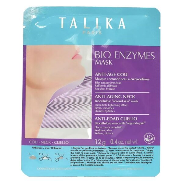Maske Talika Bio Enzymes 12 g Anti-aldring Nakke