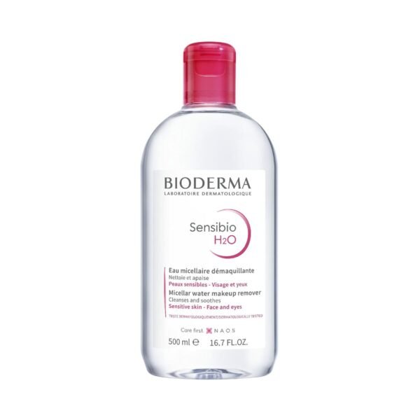 Sminkefjerner micellar water Bioderma Sensibio H2O 500 ml