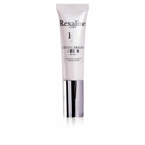 Fuktighetsgivende Matt Væske Rexaline Crystal Bright Spf 50 Hyaluronsyre