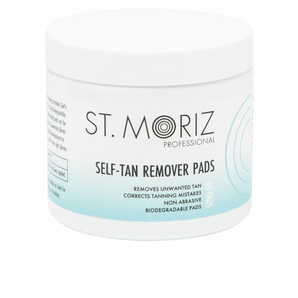 Ansiktsskiver St. Moriz PROFESSIONAL ST. MORIZ Sminkefjerner Selvbruning [Krem/Spray/melk] (60 enheter)