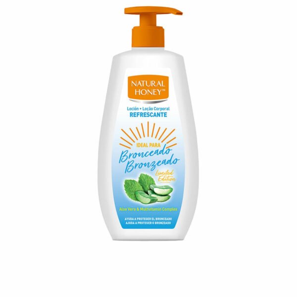 Fuktighetsgivende selvbruningskrem Natural Honey ALOE VERA BRONCEADO 360 ml