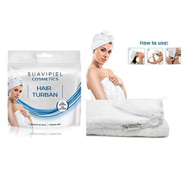 Sett dame parfyme Suavipiel HAIR TURBAN