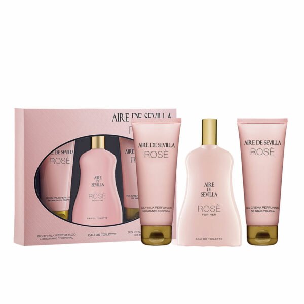 Sett dame parfyme Aire Sevilla Rose 3 Deler