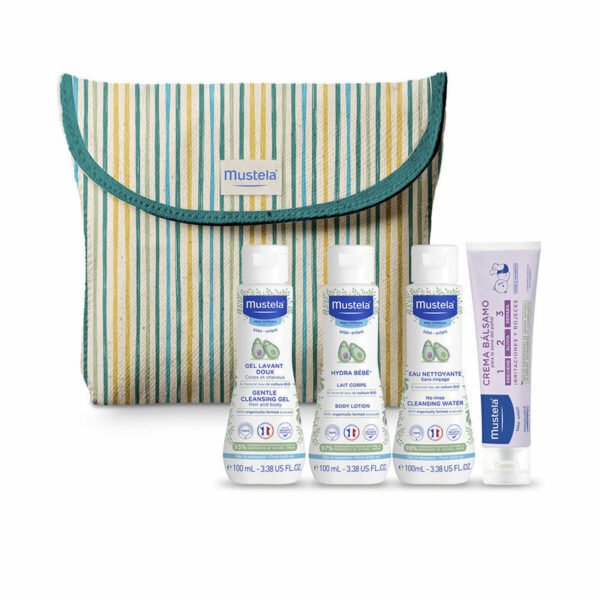 Hygienesett Mustela Bebé Neceser Rayas Lote 5 Deler