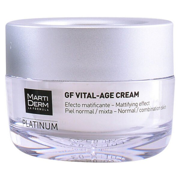 Fuktighetsgivende Dagkrem Platinum GF Martiderm GF Vital-Age (50 ml) Spf 15 50 ml 400 ml (1 enheter)