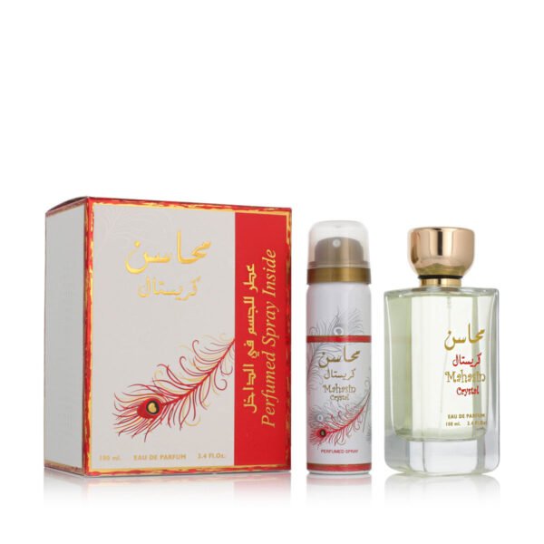 Sett dame parfyme Lattafa Mahasin Crystal EDP 2 Deler