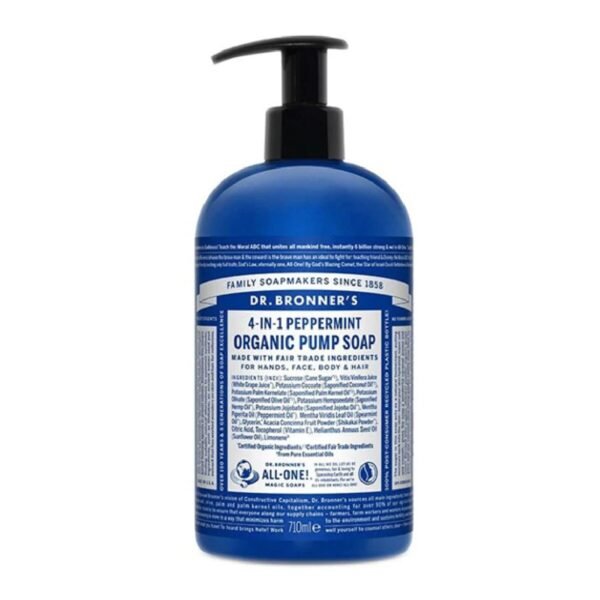 Håndsåpe Dr Bronner's 4 in 1 Peppermint 710 ml
