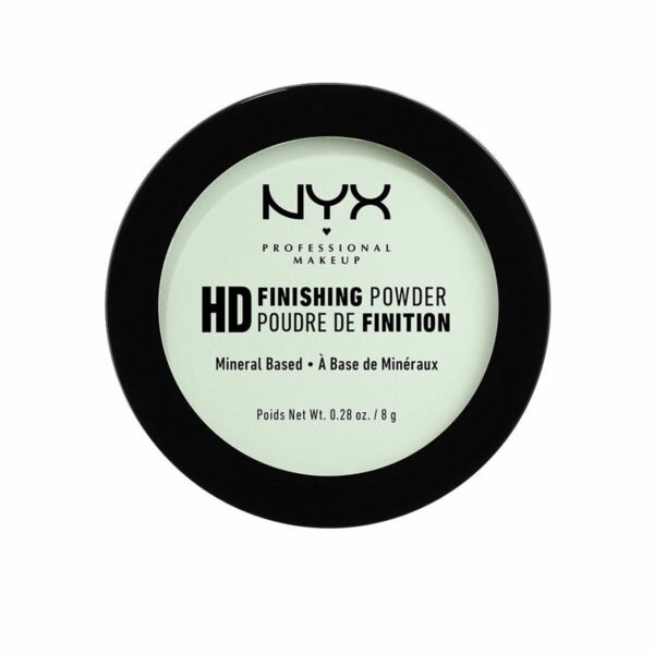 Kompakt pudder NYX HD Finishing Powder mint green Blush (8 g)