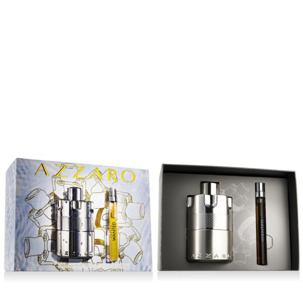 Sett herre parfyme Azzaro Wanted Eau de Parfum EDP 2 Deler