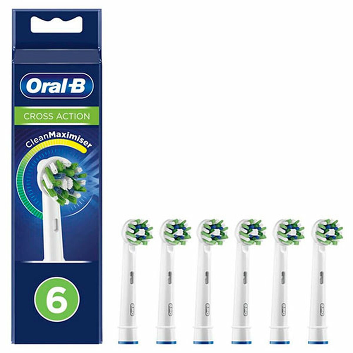 Reservehode Oral-B Cross Action 6 enheter
