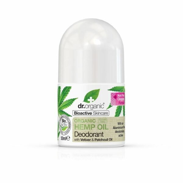 Roll-on deodorant Hemp Oil Dr.Organic Bioactive Skincare Hampolje (50 ml)