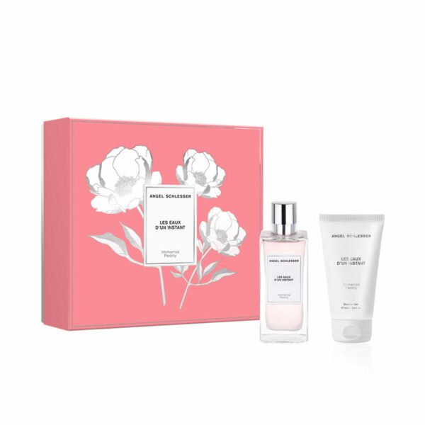 Sett unisex parfyme Angel Schlesser Les Eaux d'un Instant Immense Peony 2 Deler